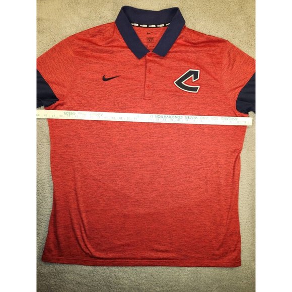 NIKE BSBL Cooperstown Collection Cleveland Guardians Polo Shirt Men's XXXL - Picture 4 of 11